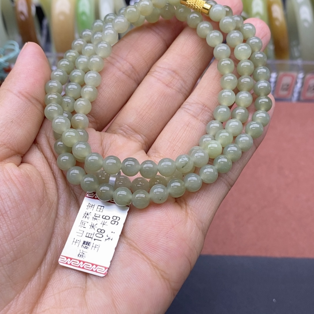 和田玉未镶嵌项链卡6