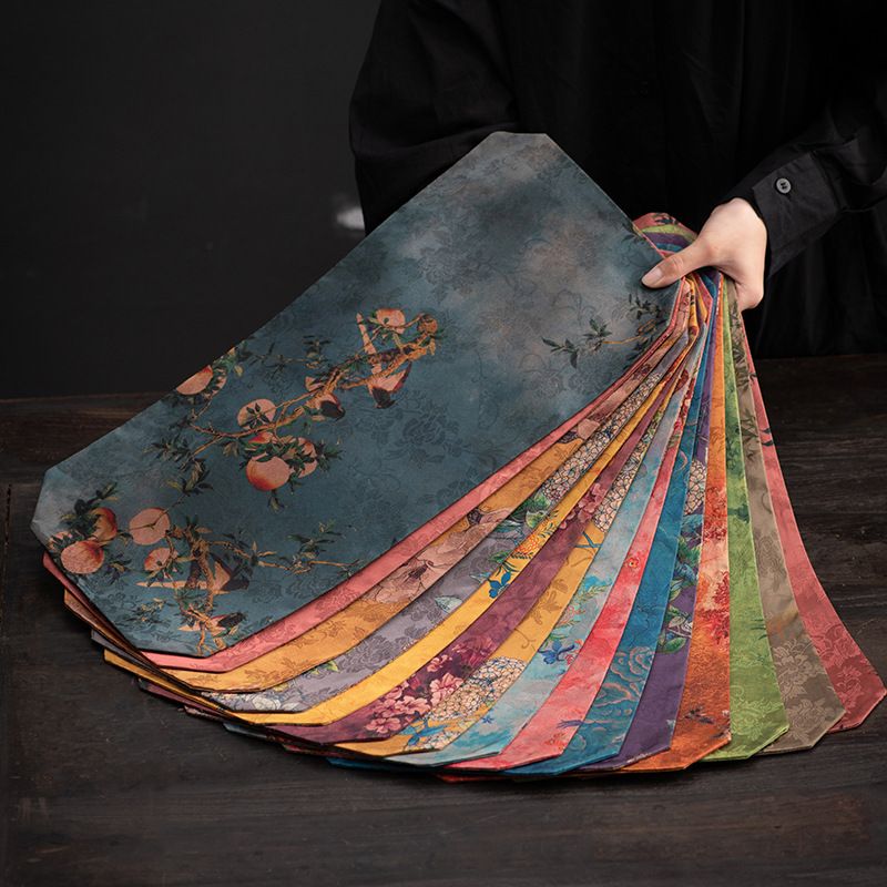 慢蓝香云纱禅意小茶席复古风布艺中式高端桌垫布家用茶道配件