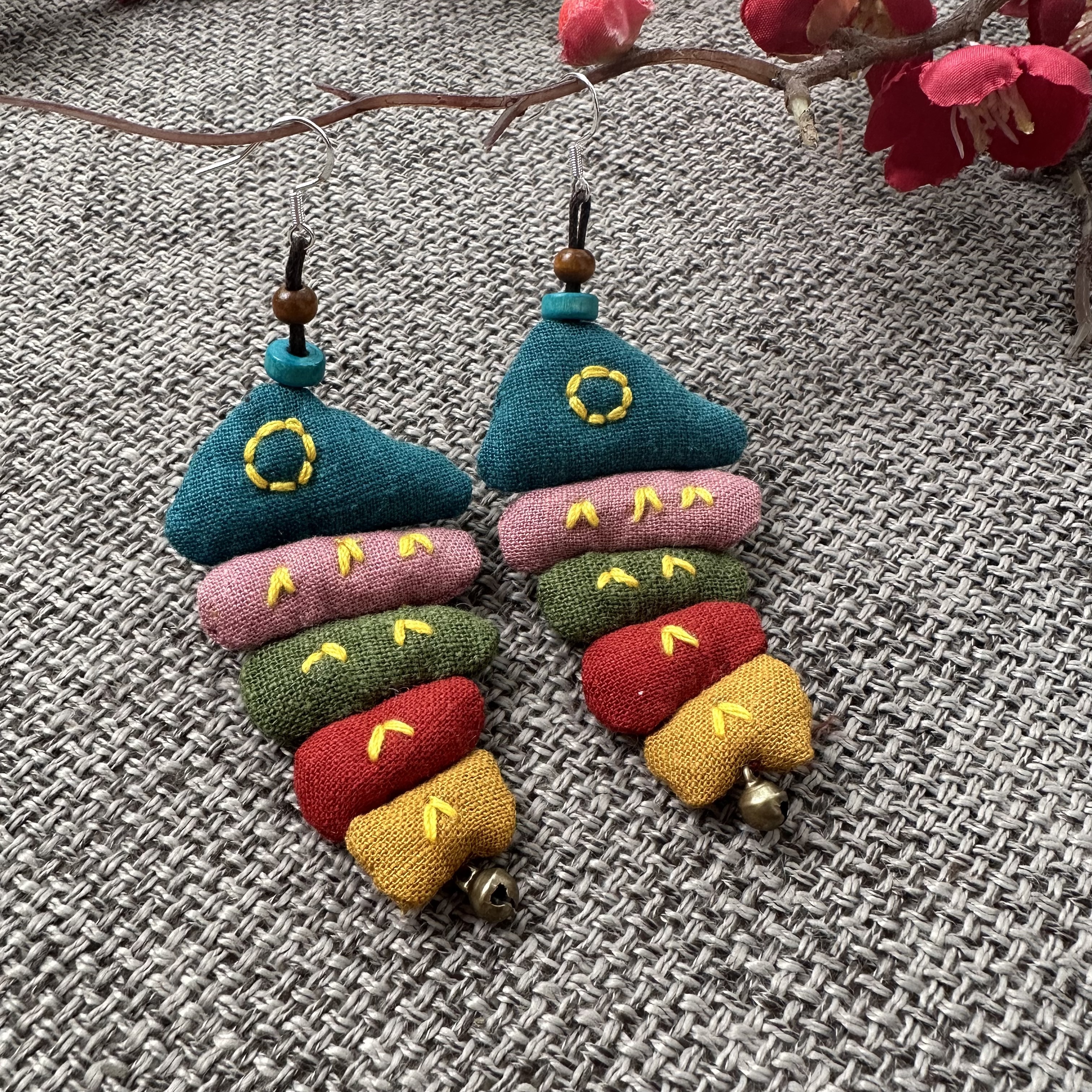 【语禾棉麻】3223手工饰品布艺民族风服配项链