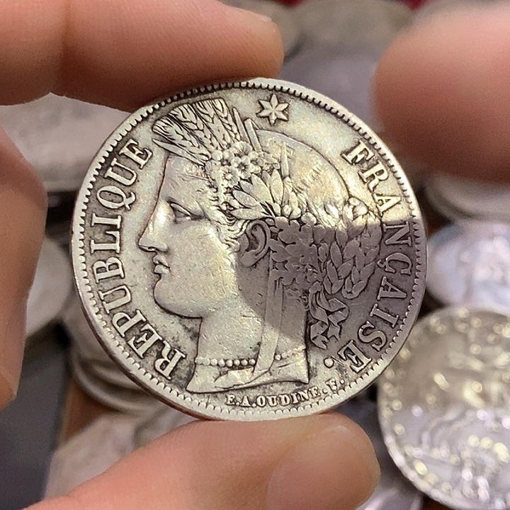 狼***8银Ag900漏一个五法郎