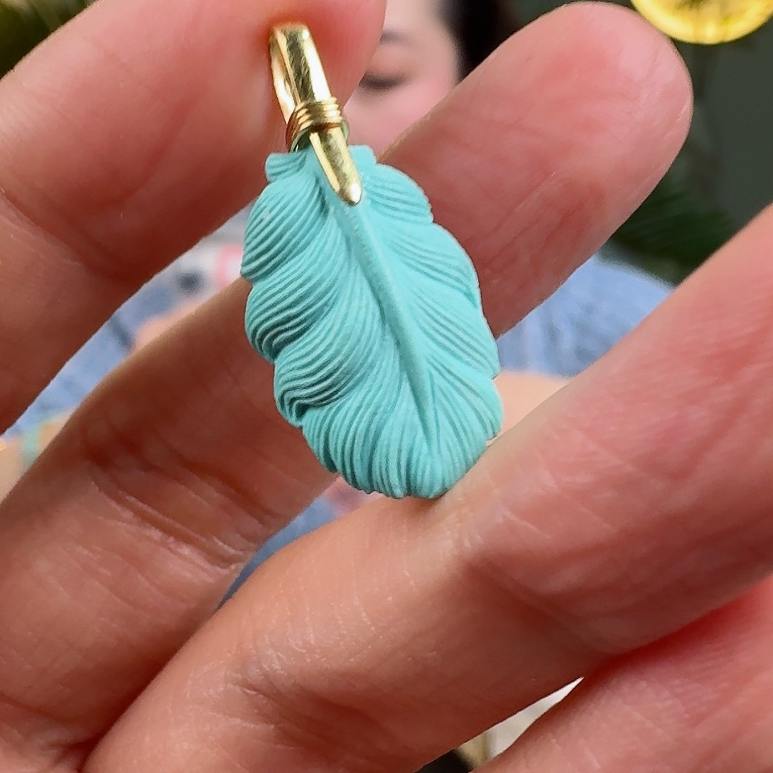 绿松石珠宝奇石未镶嵌