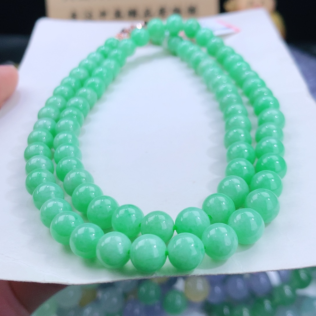 翡翠手链未镶嵌卡7