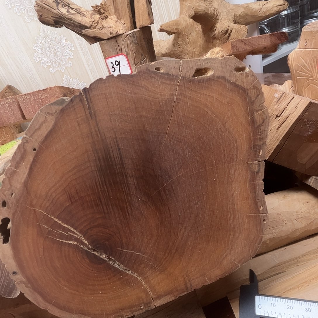 檀香木其他释*灵定制原木片300克