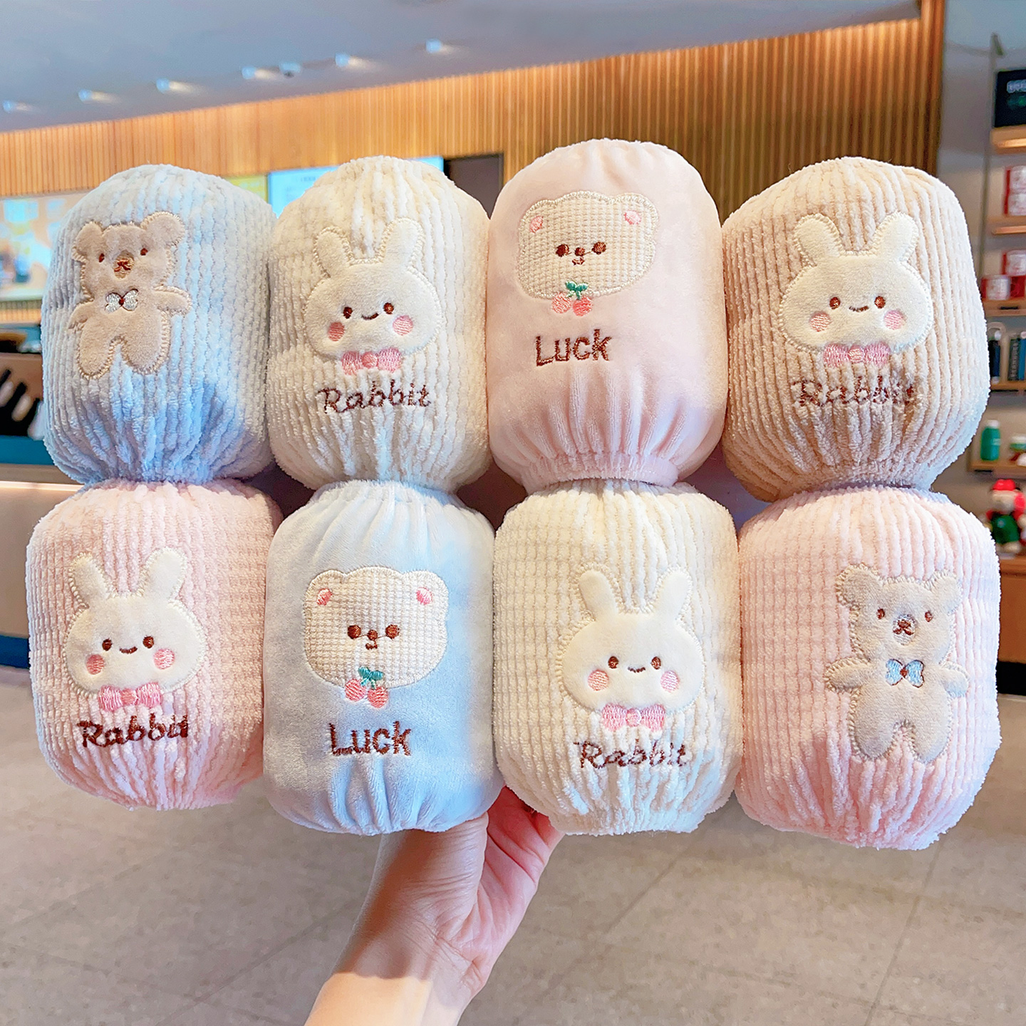 婴幼秋冬季袖套儿童可爱短款一岁小纯棉男童女童宝宝防脏水护袖头