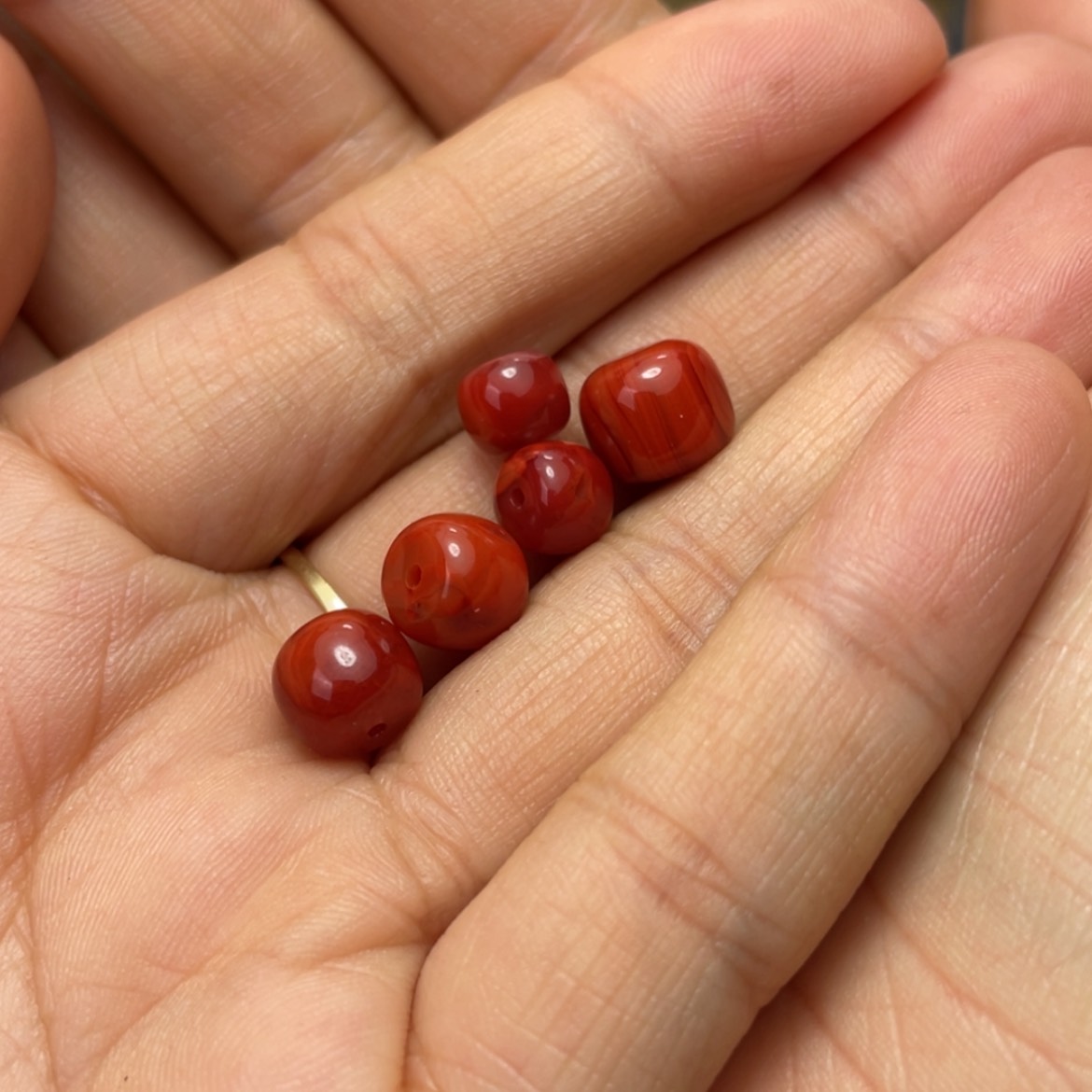 【闪购商品】未镶嵌原矿单珠南红玛瑙ღ****