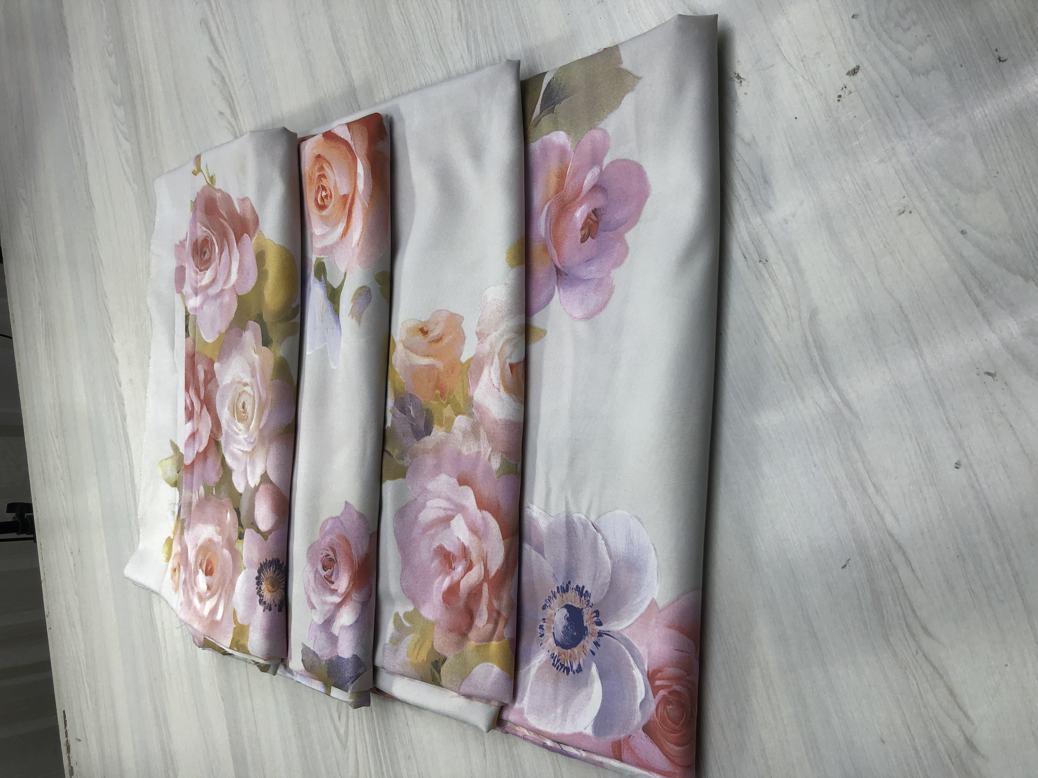 （2米花香）暖绒棉加厚床单面料印花布料