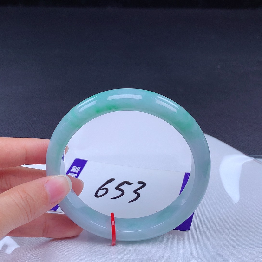 翡翠手镯未镶嵌65+圈0001674