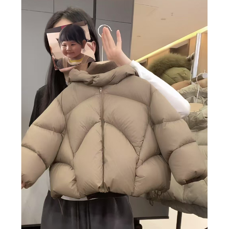 【小首尔】现货-暖冬男童韩版白鸭绒羽绒服冬季连帽外套HBB3163