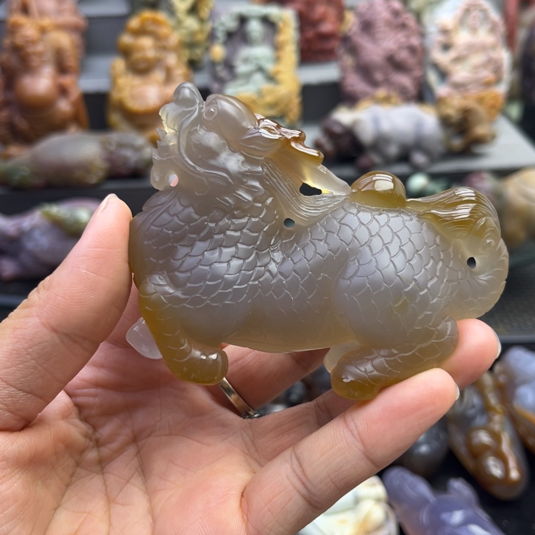 玛瑙/玉髓擺件未镶嵌