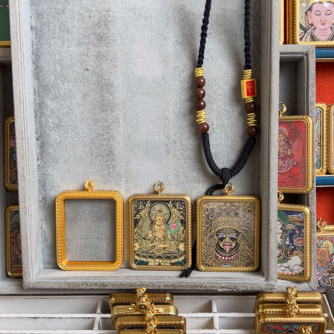 泸***初吊坠双面 大势至 扎基拉姆 定制