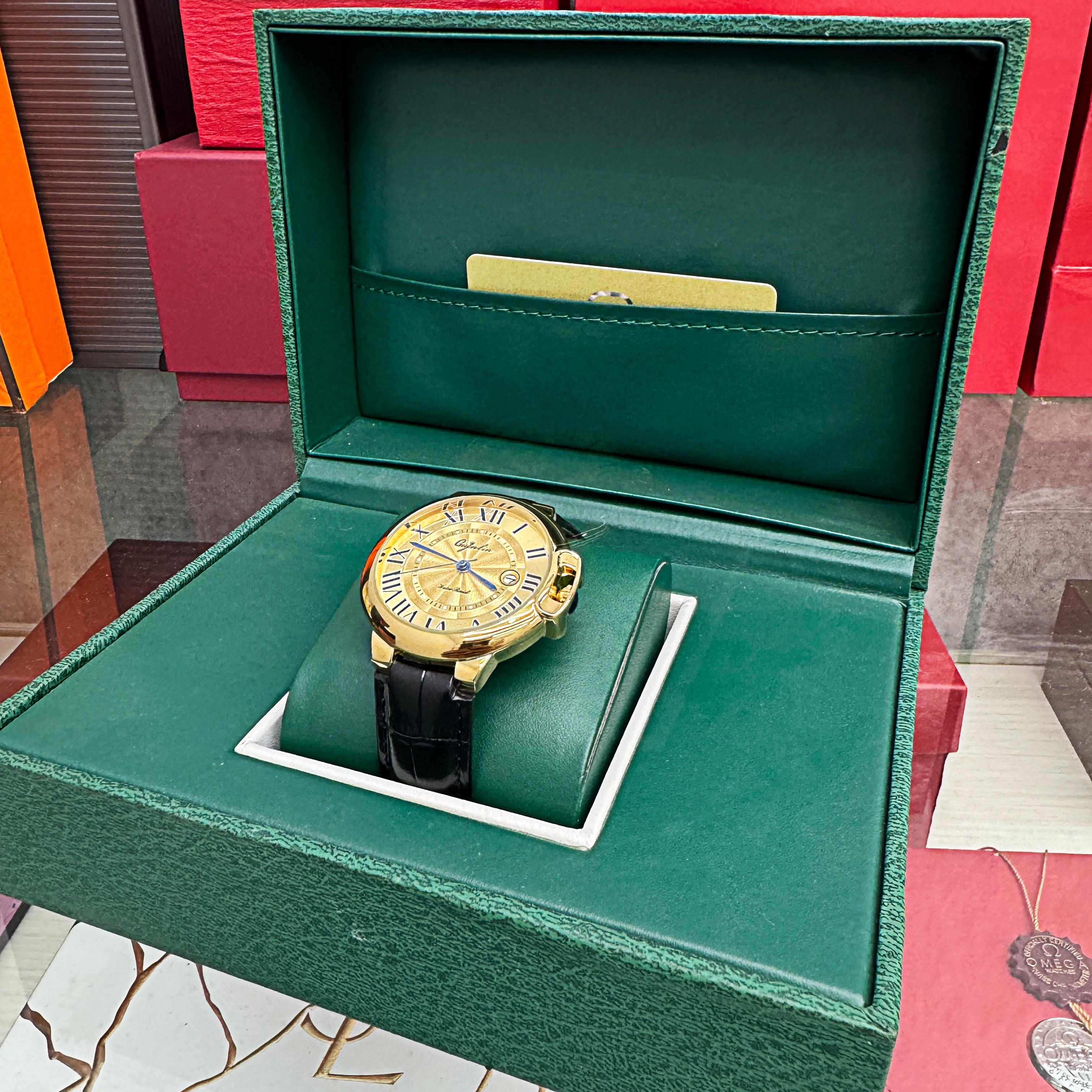 全新未使用 /气球系列/皮带/单日历/全自动机芯腕表7