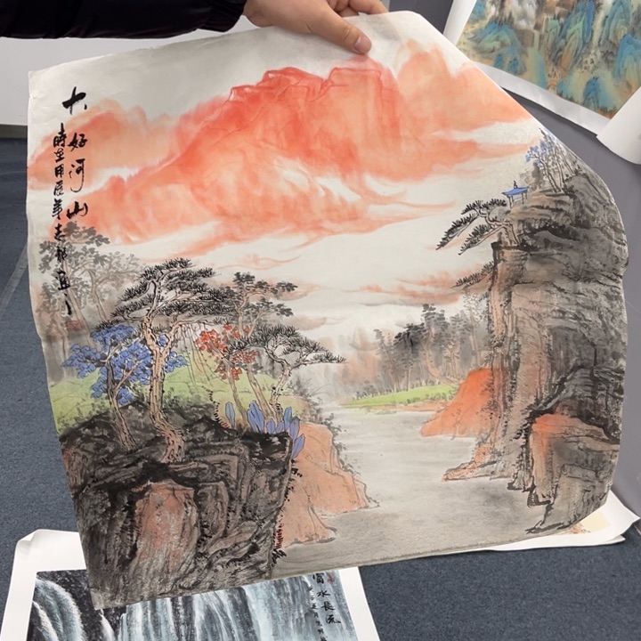 国画宣纸纯手绘字画