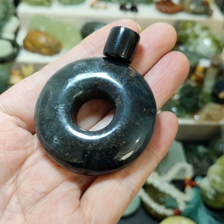 岫玉平安扣未镶嵌