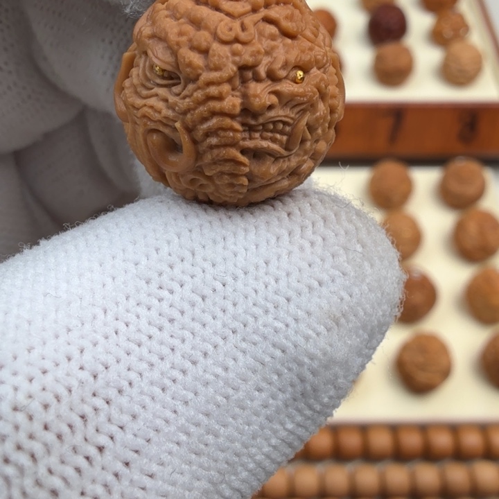 猴头核桃吊坠一念象神