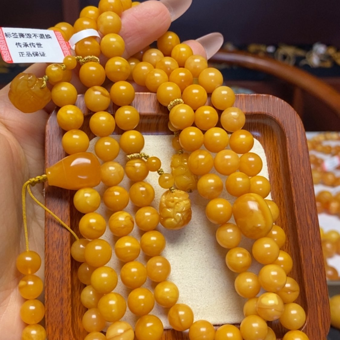 【闪购商品】蜜蜡手链未镶嵌手串