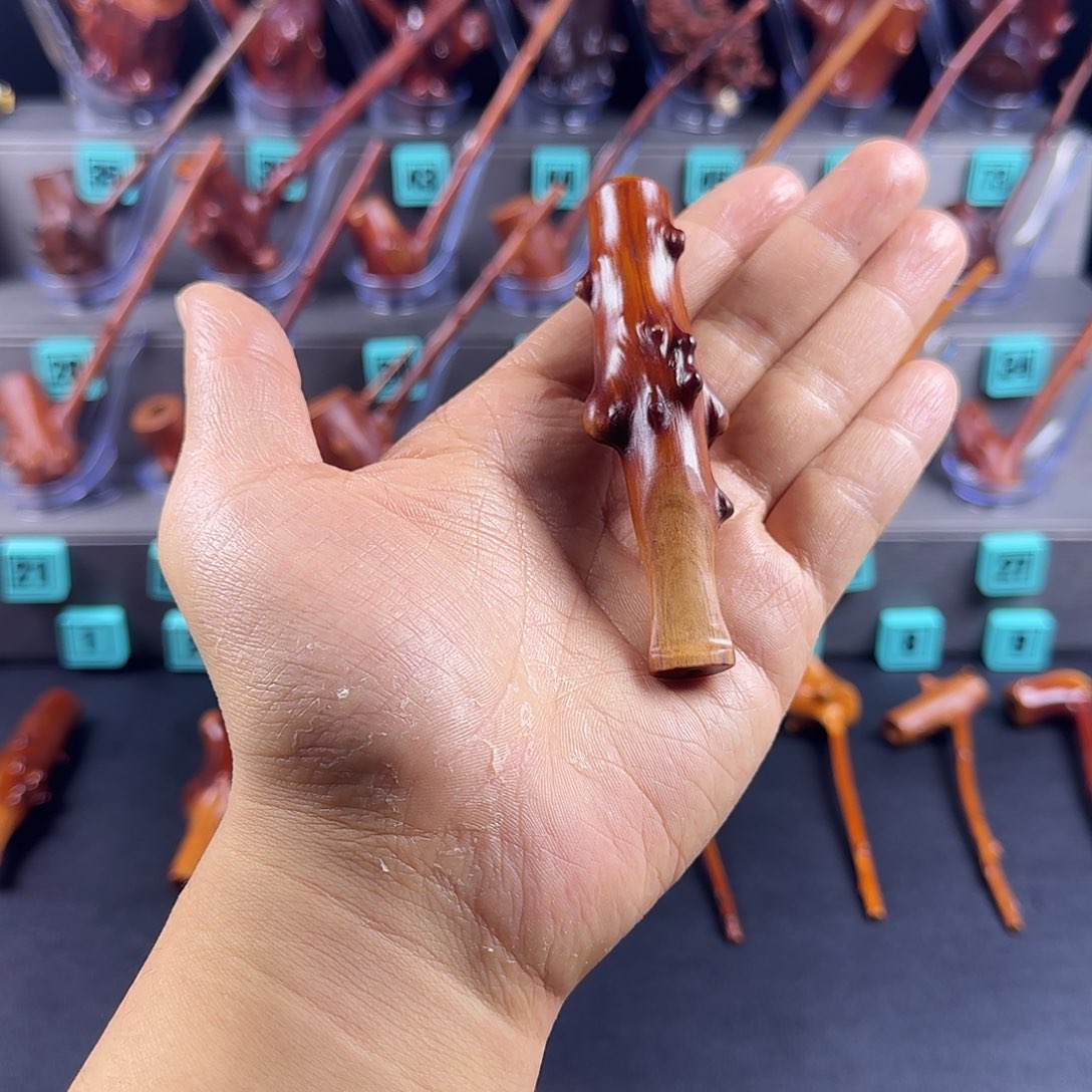 紫檀木类端景台檬子木文玩烟斗