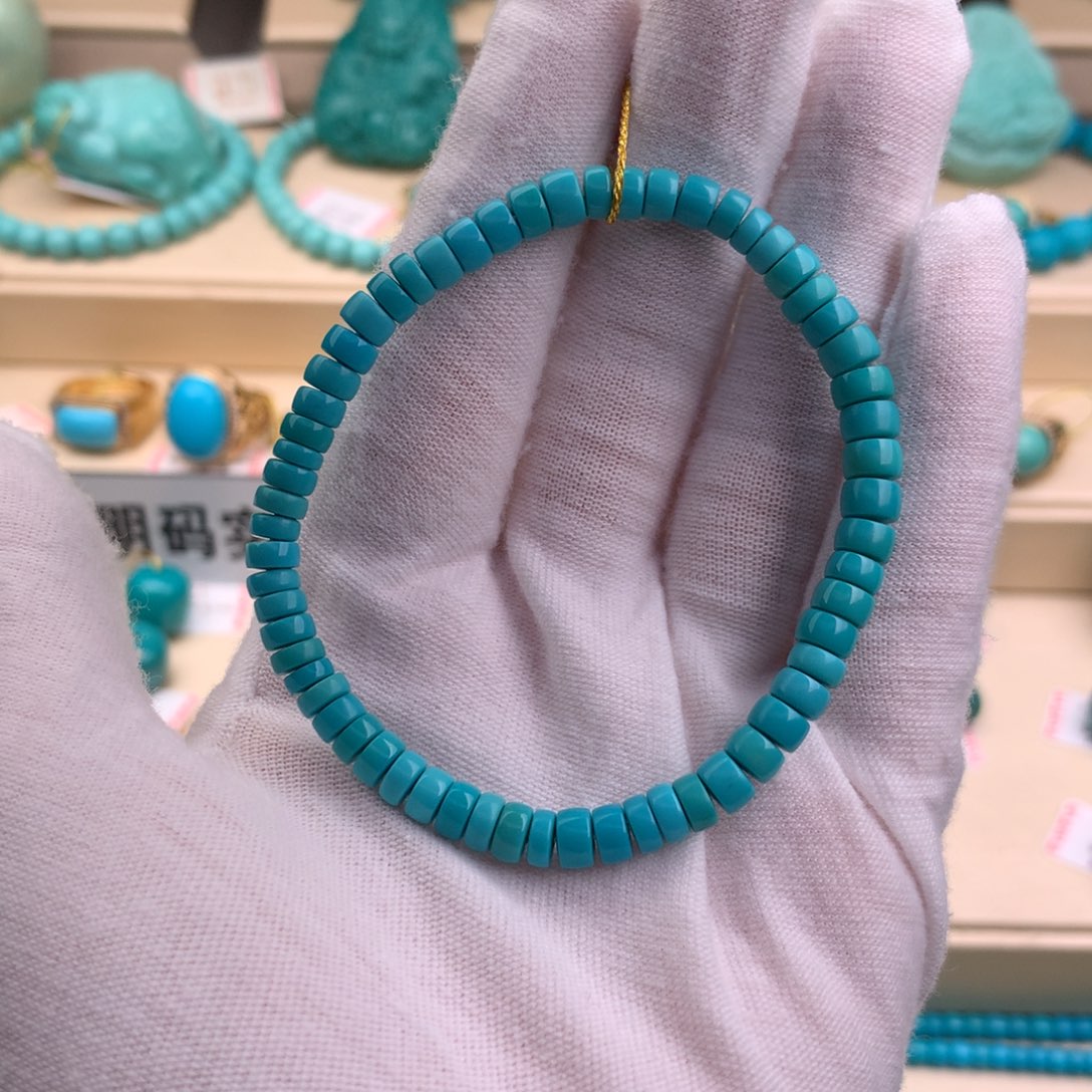 绿松石珠宝奇石未镶嵌山*