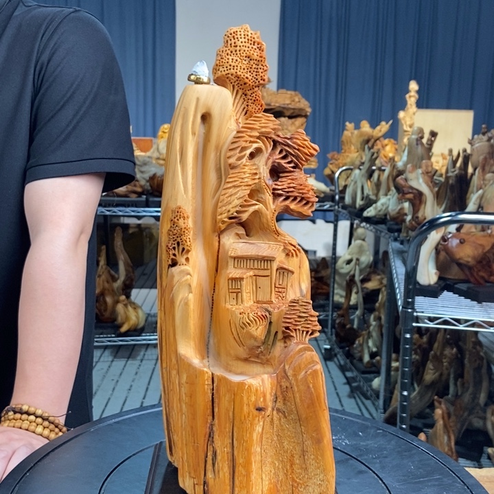 柏木（崖柏）山水倒流香送两盒香