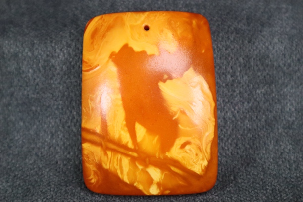 【青希珠宝】天然琥珀蜜蜡方牌尺寸60.4*45*19.8mm