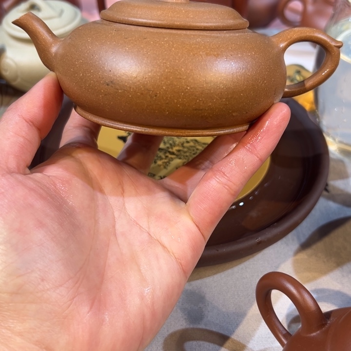 紫砂茶壶段泥200cc玉坚