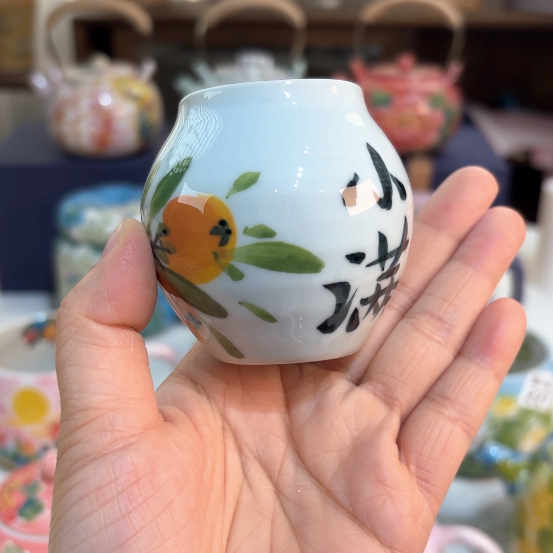 景德镇手绘高温釉下彩陶瓷茶具