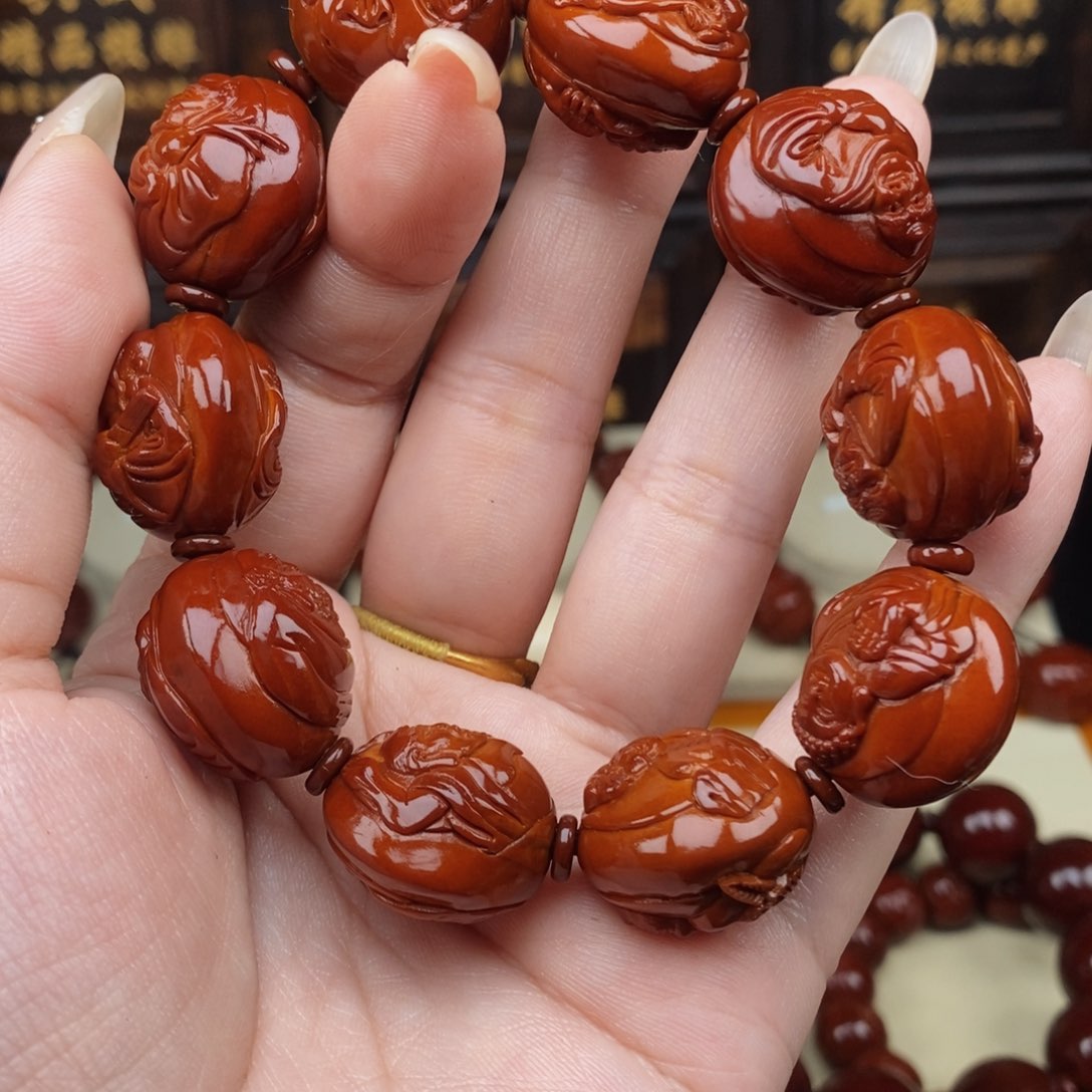 橄榄核吊坠天**愿橄榄核罗汉