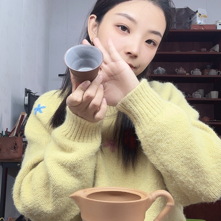 紫砂茶壶紫砂杯 4个