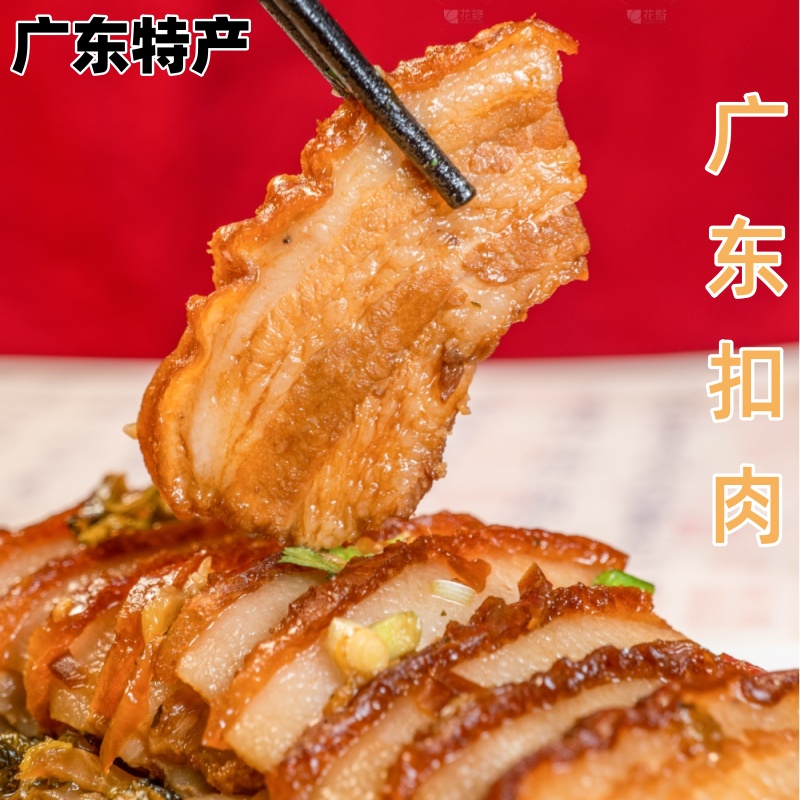 土猪农家茂名五香扣肉500g正宗成品美食快手菜预制菜年货加热即食