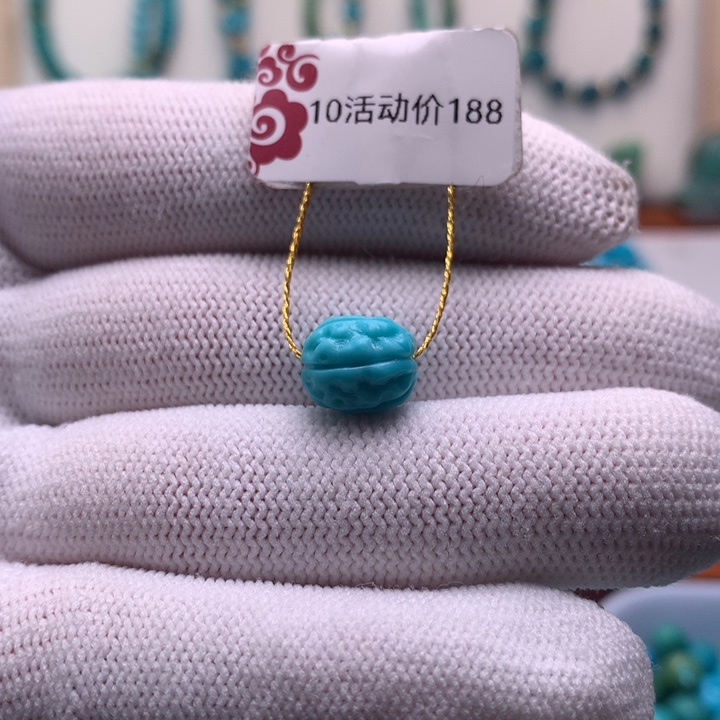 绿松石未镶嵌珠宝奇石9mm