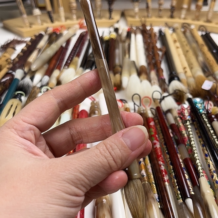 牛角杆红狐1支中楷