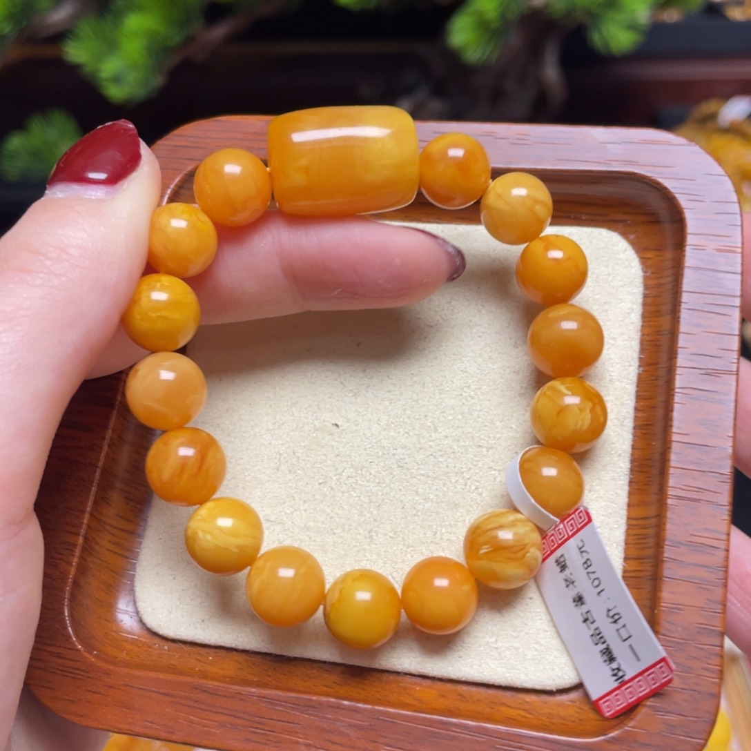 蜜蜡手链未镶嵌手串