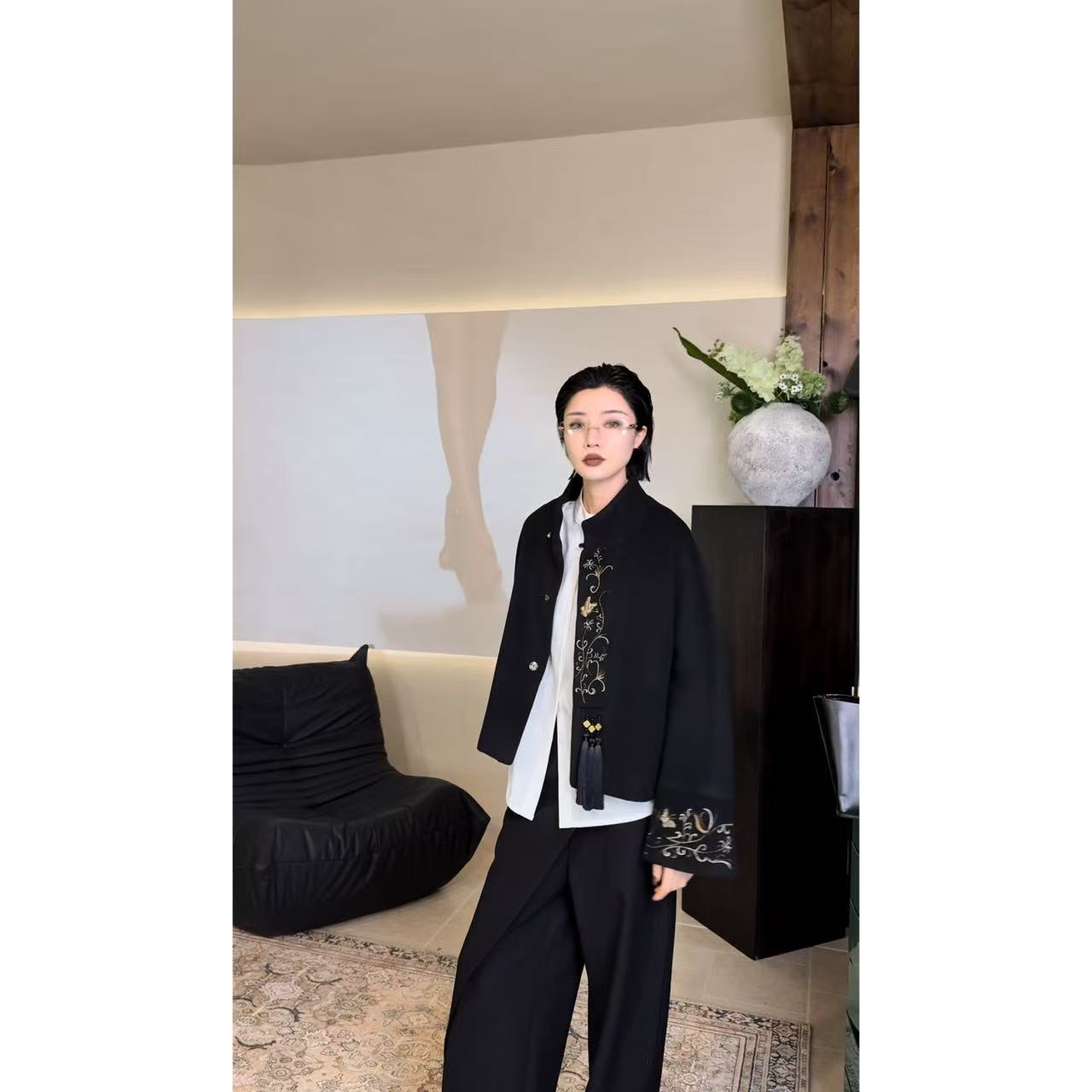 【十葵】原创设计款新中式秋冬国风外套通勤百搭个性洋气时装款