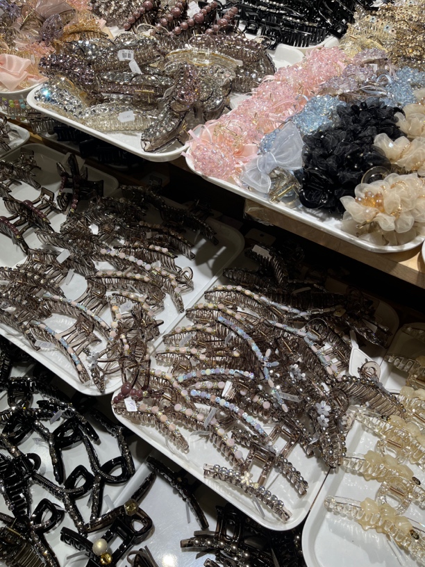 日韩波西米亚风抓夹原宿风女发夹饰品时尚欧若精灵风婷婷直播间