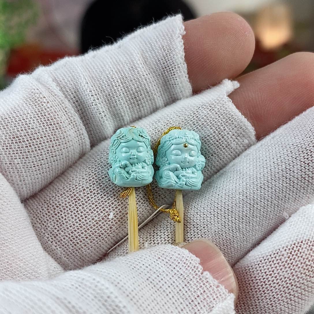 绿松石珠宝奇石未镶嵌