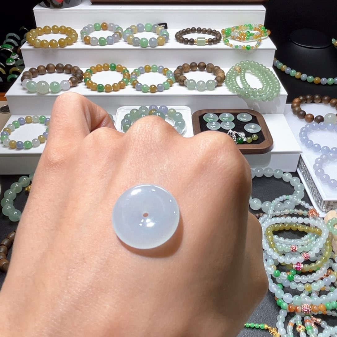 未镶嵌翡翠手链挂件