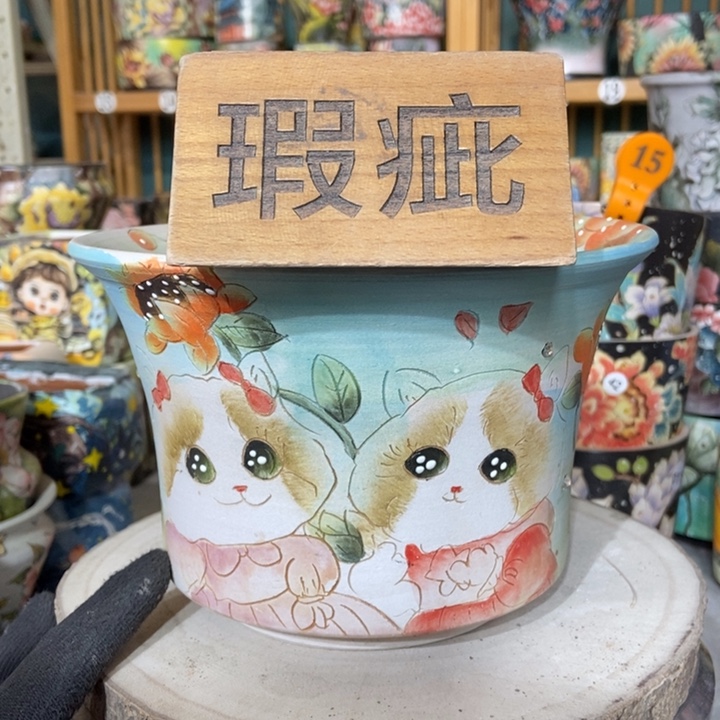 红陶景德镇艺术手绘作品