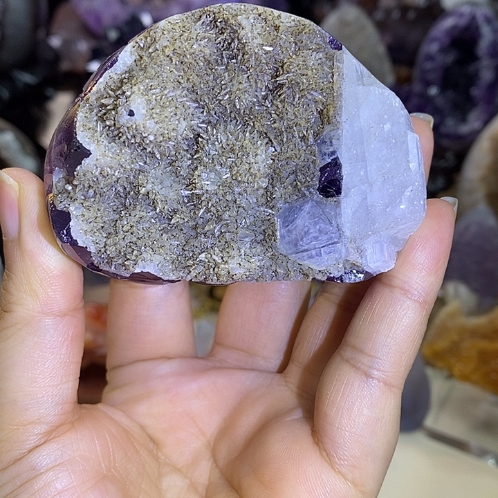 未镶嵌大型摆件（非配饰）紫晶