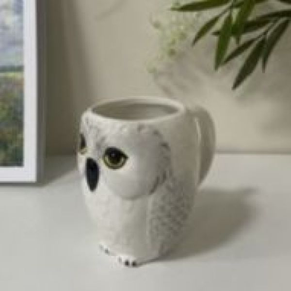 白色猫头鹰-马克杯