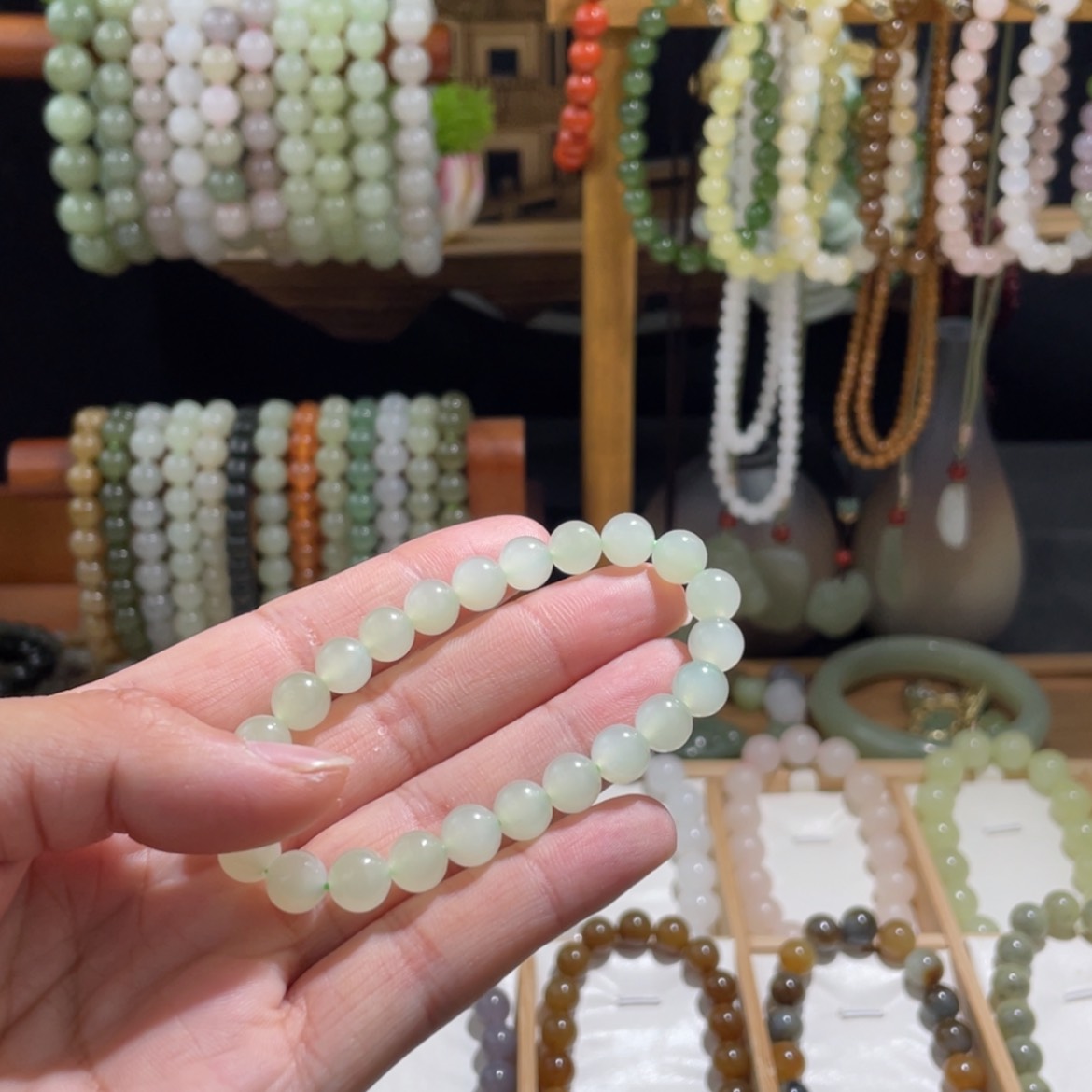 【闪购商品】和田玉手串未镶嵌