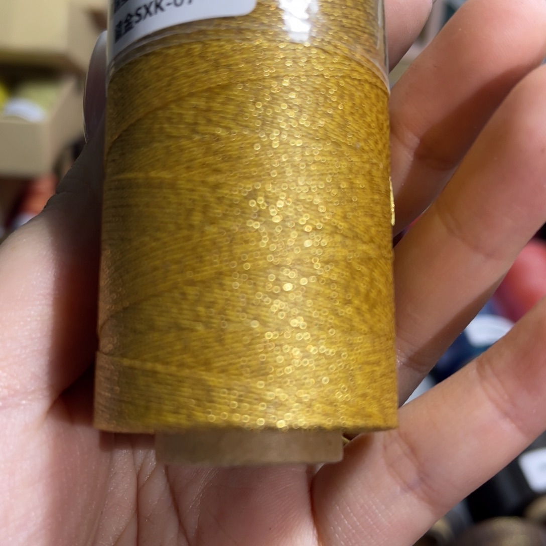 腈纶0.3星空纯色蜡线50g鎏金