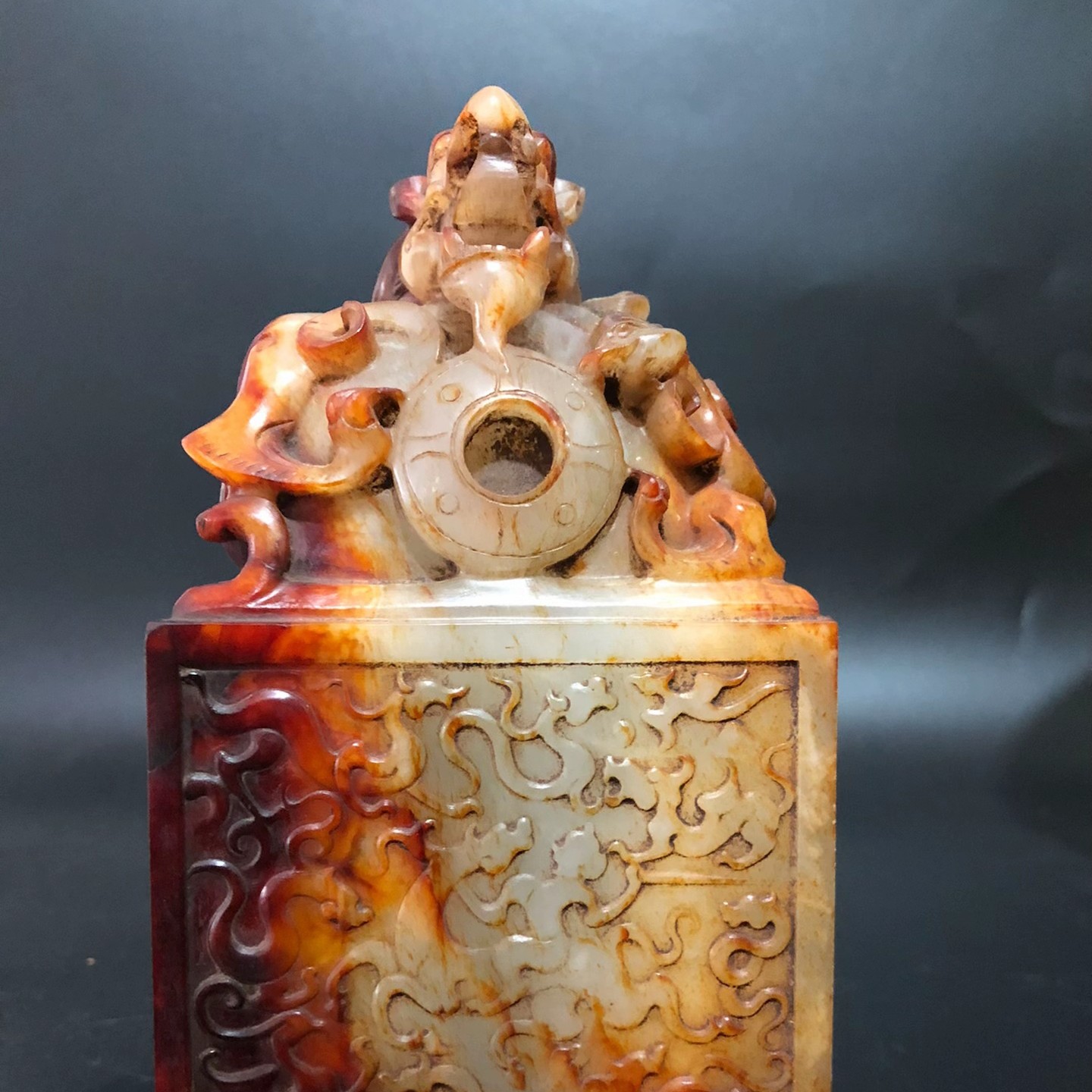 天然玉材质雕刻玉玺