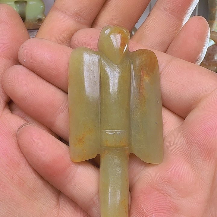 和田玉未镶嵌吊坠(不含链)