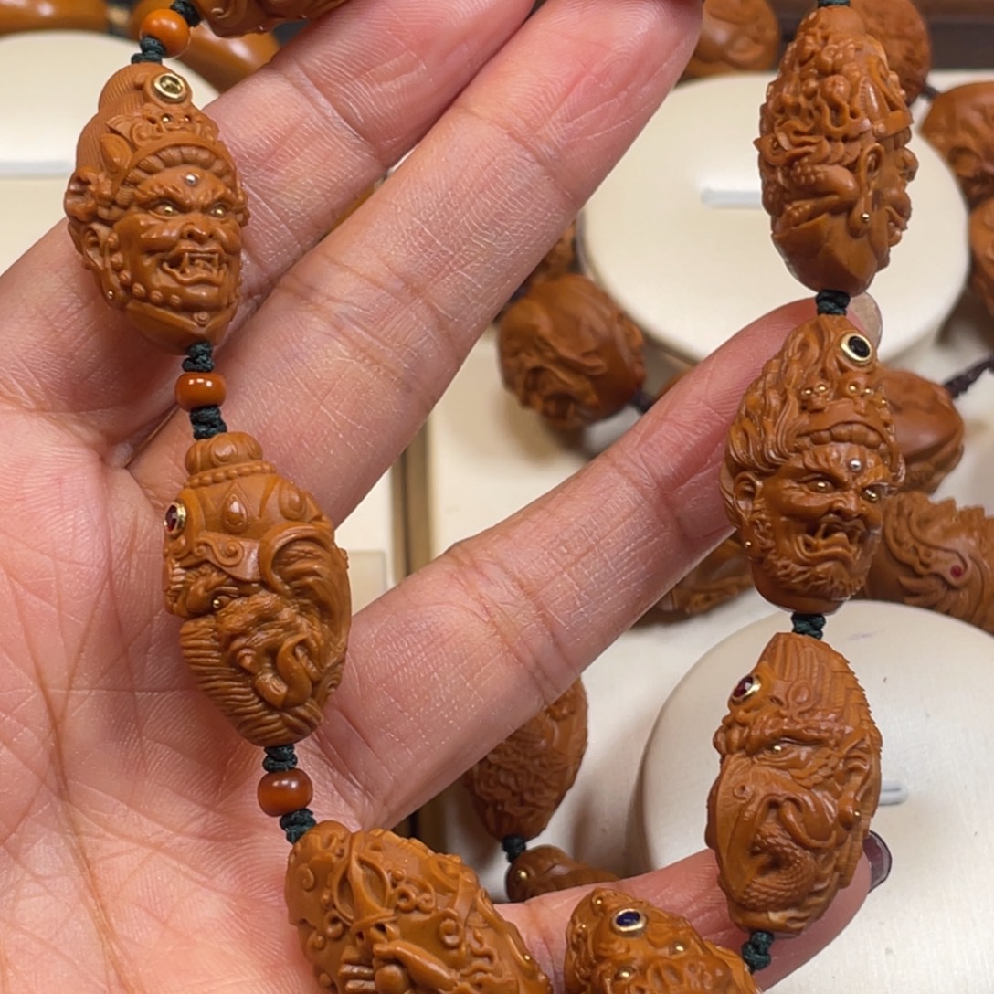 橄榄核手串/手链五色财神橄榄核手串
