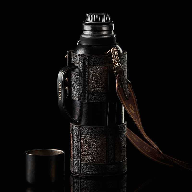 格丽思GREENIS纯钛传世壶杯套皮套焖茶壶保温壶便携外出壶套