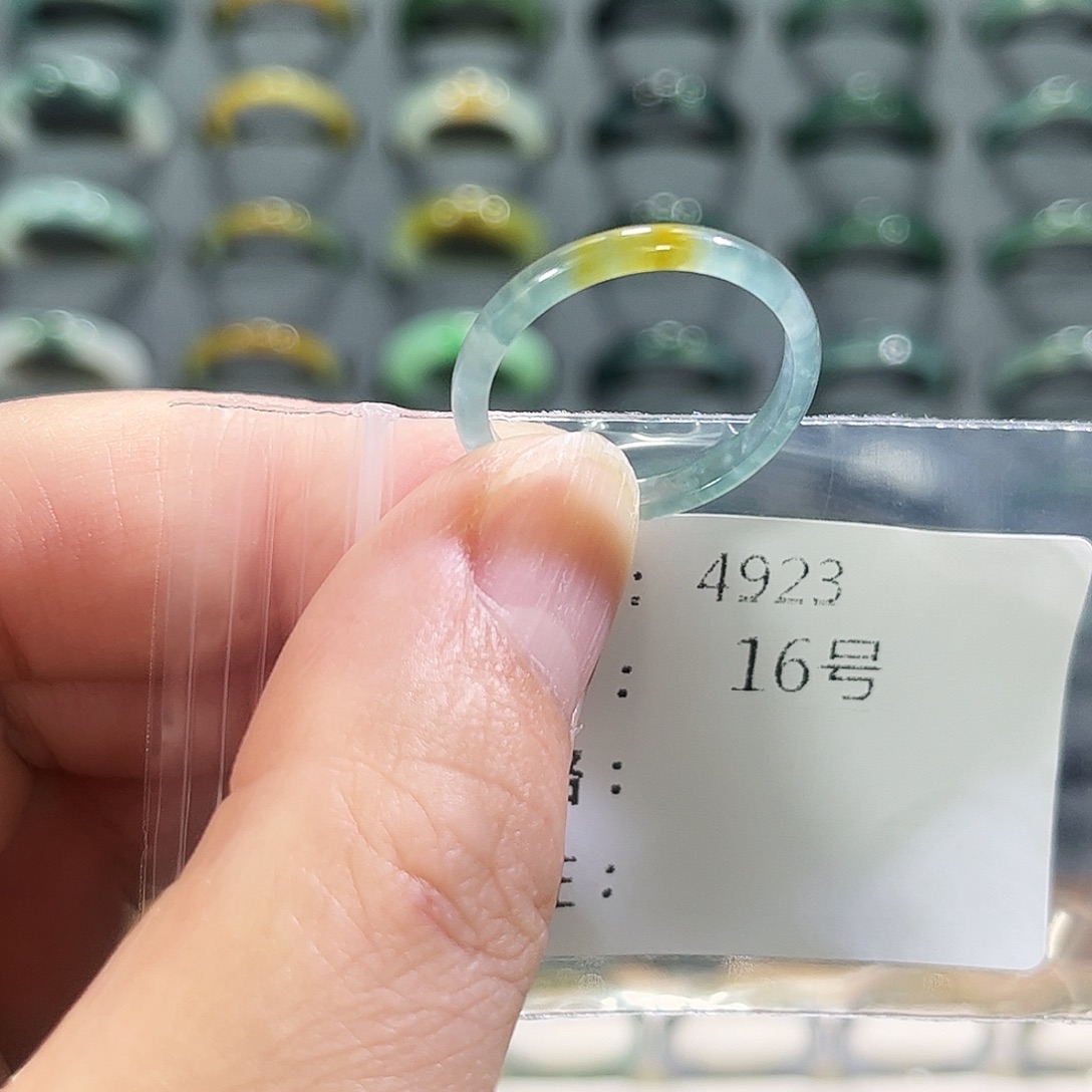 翡翠戒指未镶嵌4923       