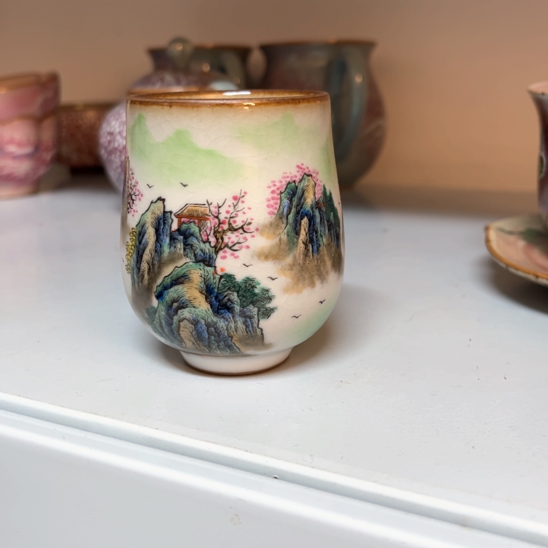 杯景德镇纯手工手绘陶瓷