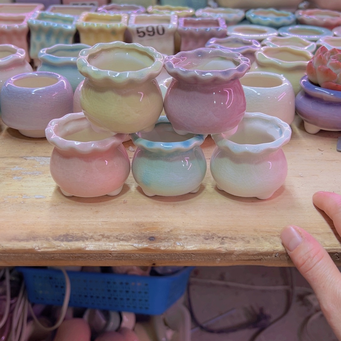 陶瓷花盆当场凑满12包邮