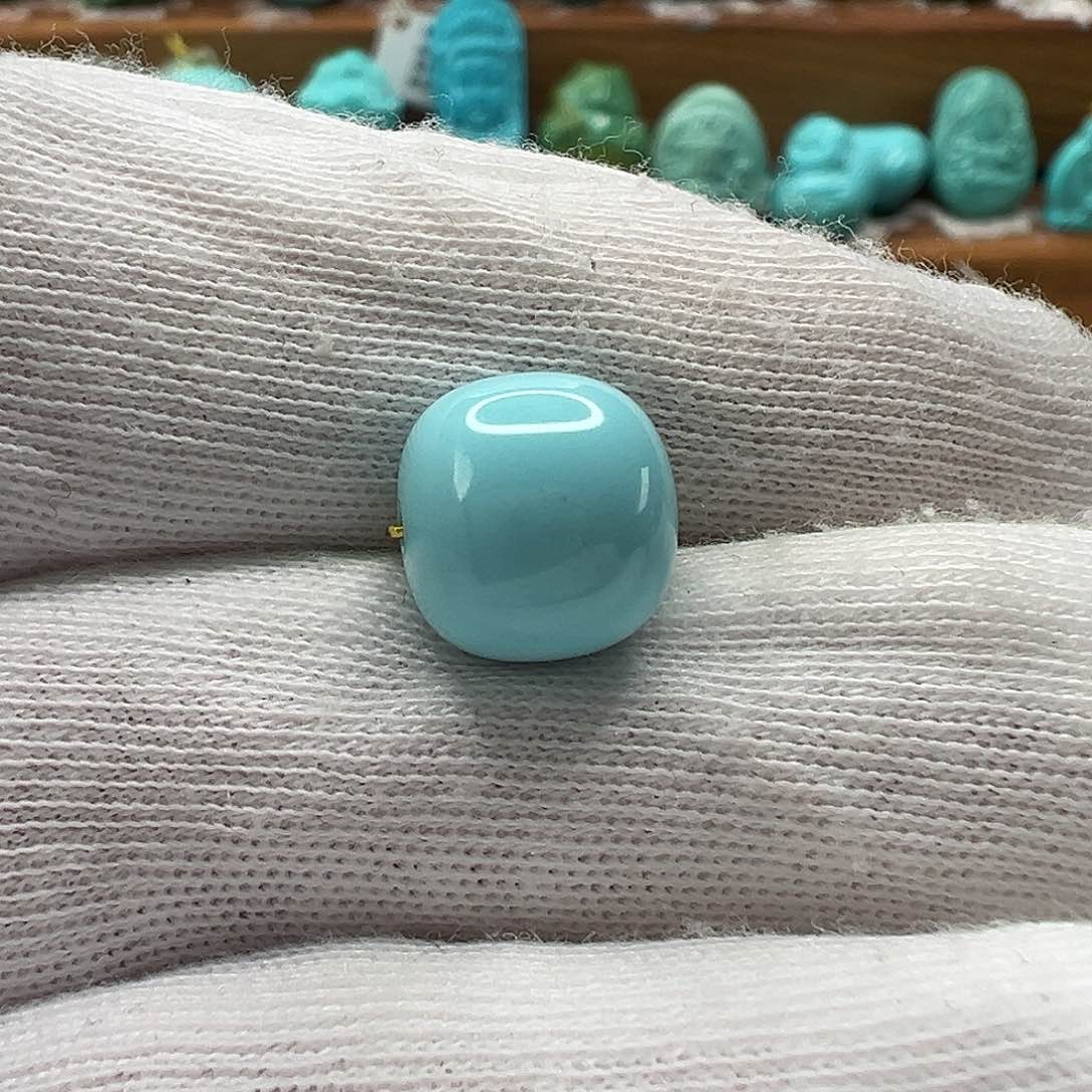 绿松石老型珠 未镶嵌