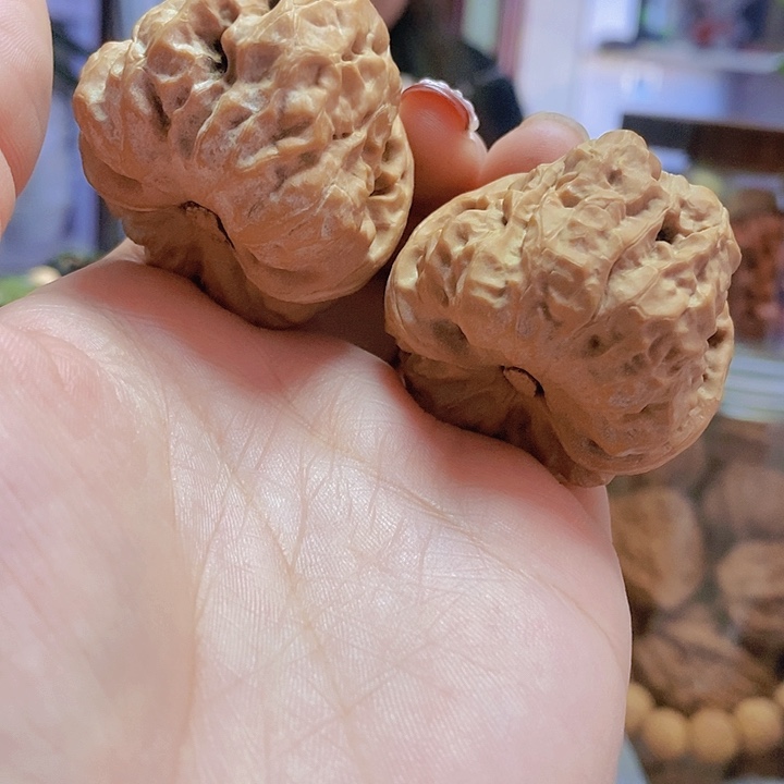 【闪购商品】文玩核桃把件40蛤蟆头