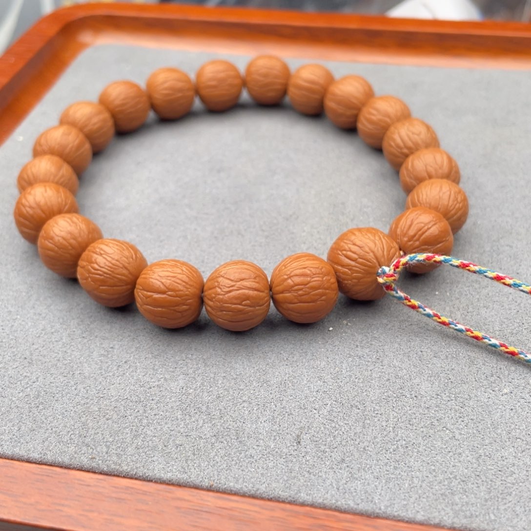 猴头核桃手串聚宝盆13+全品无瑕